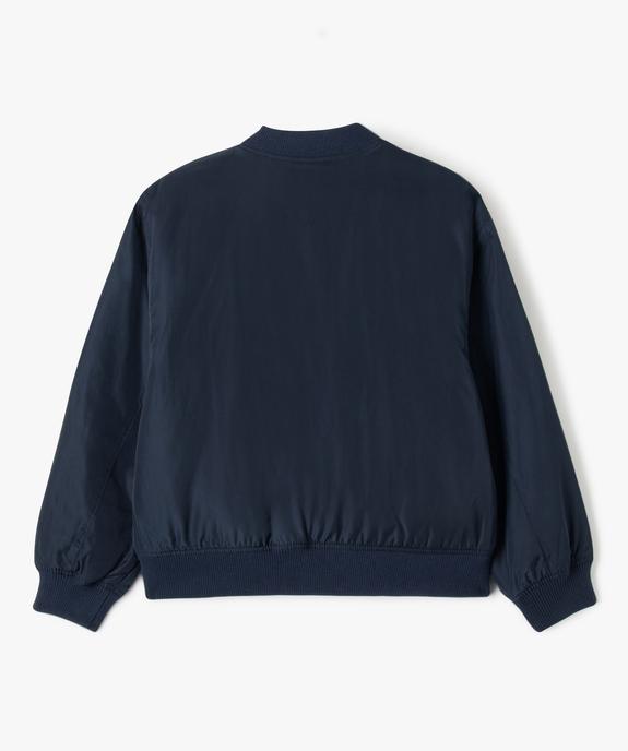 Blouson bomber léger déperlant garçon vue6 - GEMO 4G FILLE - GEMO