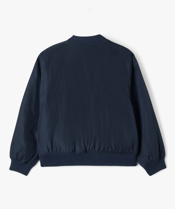 Blouson bomber léger déperlant garçon vue6 - GEMO 4G FILLE - GEMO