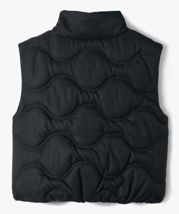Blouson fille matelassé sans manches vue5 - GEMO 4G FILLE - GEMO