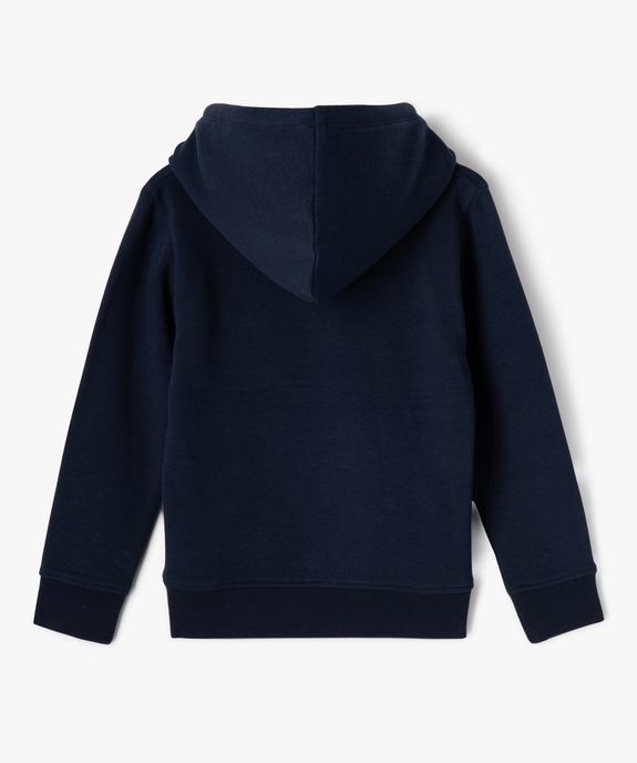 Sweat à capuche esprit streetwear garçon vue3 - GEMO (ENFANT) - GEMO