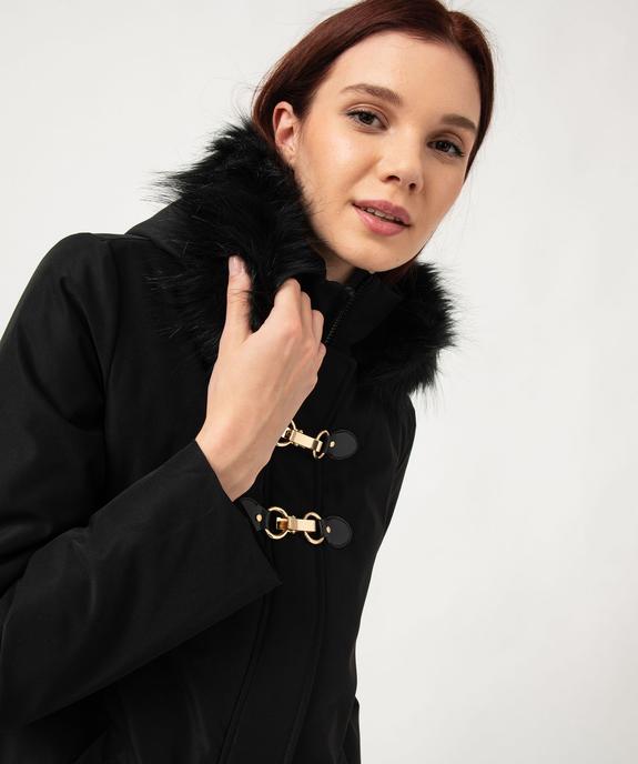 Parka femme avec capuche doublée vue2 - GEMO 4G FEMME - GEMO