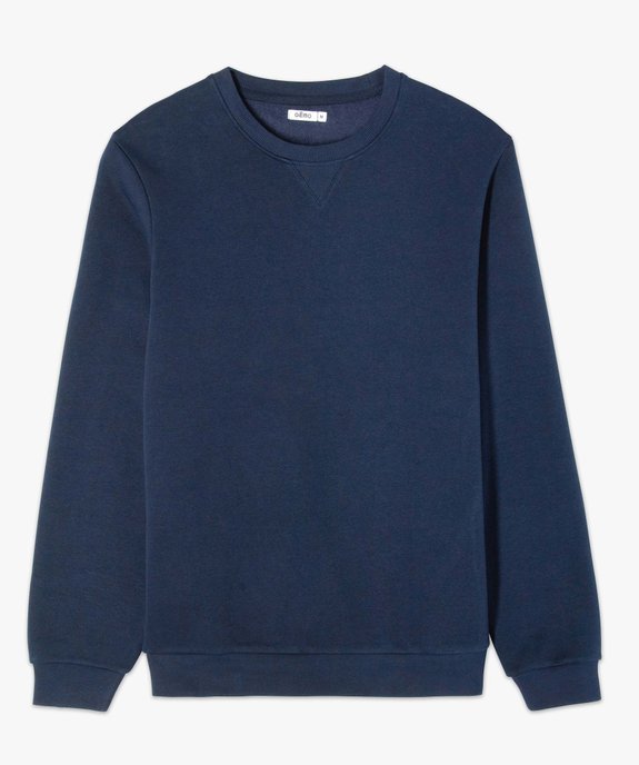 Sweat avec intérieur molletonné homme vue9 - GEMO 4G HOMME - GEMO