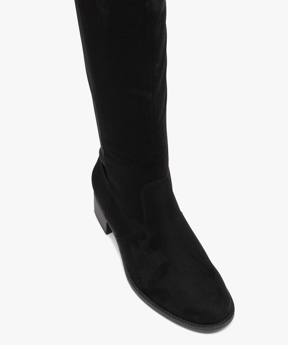 Bottes femme unies à tige souple et élastique  vue5 - VALENTINA BALDA - GEMO