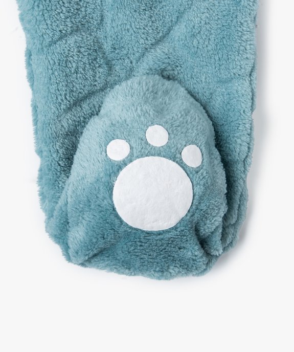 Combinaison pilote chaude et douce à capuche motif dinosaure vue3 - GEMO(BB COUCHE) - GEMO