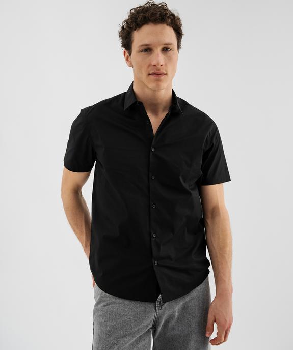 Chemise homme à manches courtes coupe Regular - Repassage facile vue5 - GEMO (HOMME) - GEMO