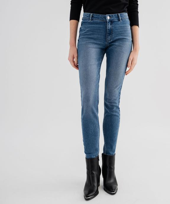 Jean skinny en denim stretch femme vue1 - GEMO(FEMME PAP) - GEMO