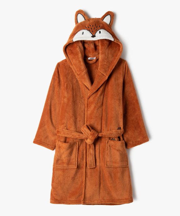 Robe de chambre garçon avec capuche renard vue1 - GEMO (ENFANT) - GEMO