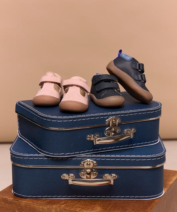 Chaussures premiers pas en cuir bébé garçon - LuluCastagnette vue6 - LULUCASTAGNETTE - GEMO