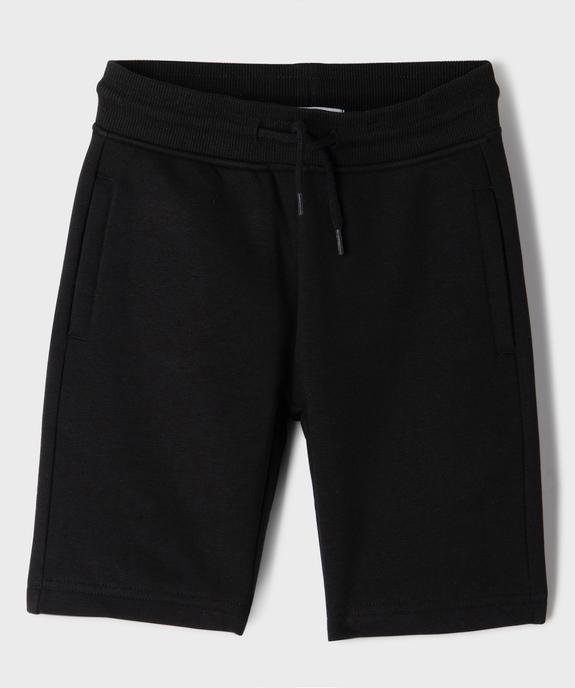 Bermuda molletonné avec taille ajustable garçon vue1 - GEMO 4G GARCON - GEMO