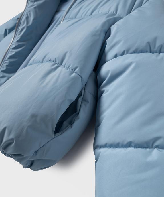 Doudoune à capuche avec dessus déperlant fille vue4 - GEMO (JUNIOR) - GEMO