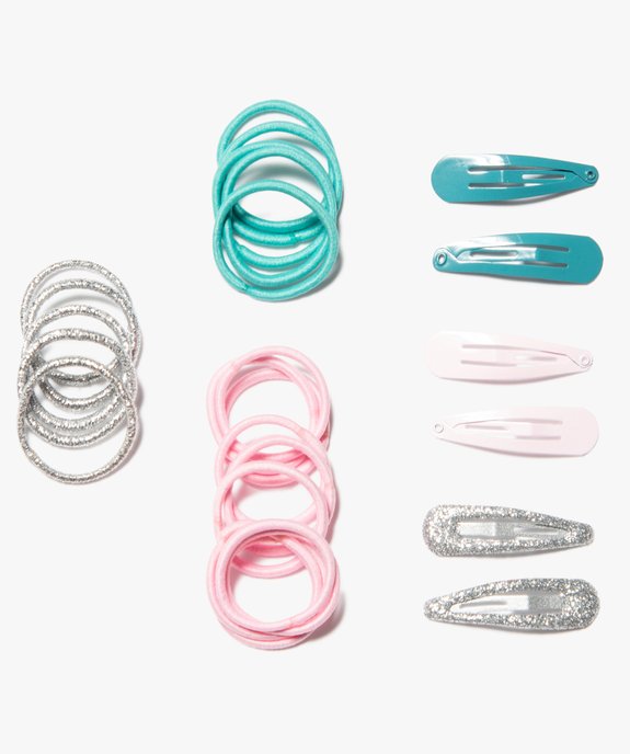 Accessoires cheveux pailletés fille (26 pièces) vue1 - GEMO (ENFANT) - GEMO
