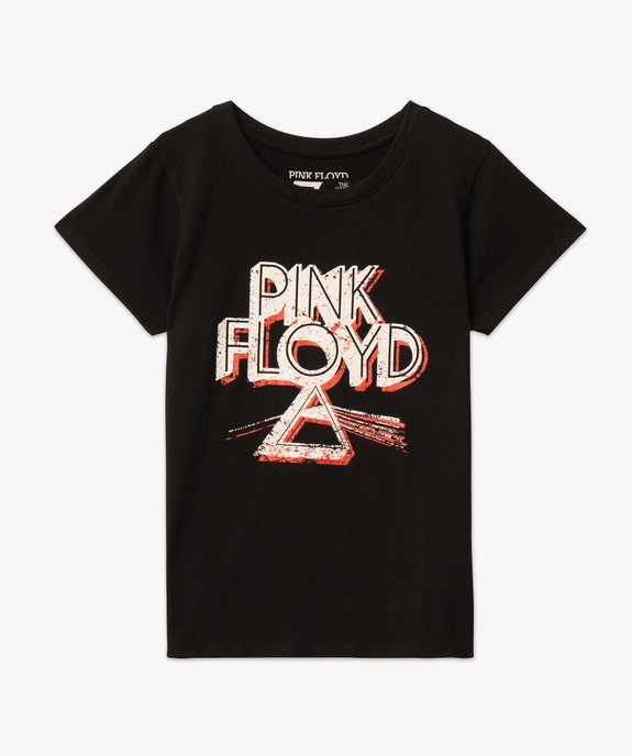 Tee-shirt à manches courtes avec inscription XXL femme - Pink Floyd vue4 - PINK FLOYD - GEMO
