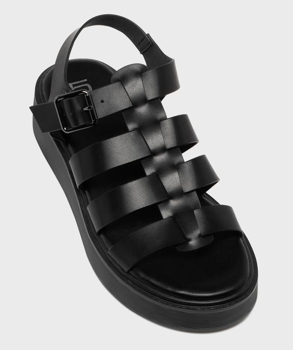 Sandales compensées multi-brides femme - 5 Miles vue5 - 5 MILES - GEMO