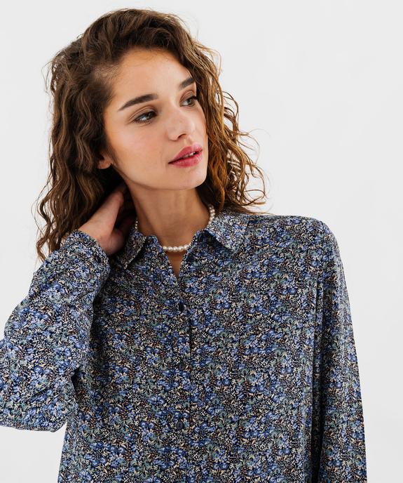 Chemise fluide imprimée femme vue2 - GEMO 4G FEMME - GEMO