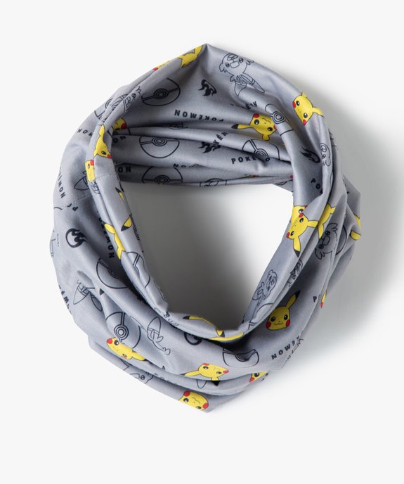 Foulard snood garçon imprimé - Pokemon vue1 - POKEMON - GEMO