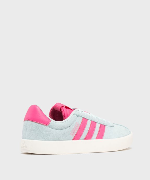 Baskets à lacets VL Court suède femme - Adidas vue4 - ADIDAS - GEMO