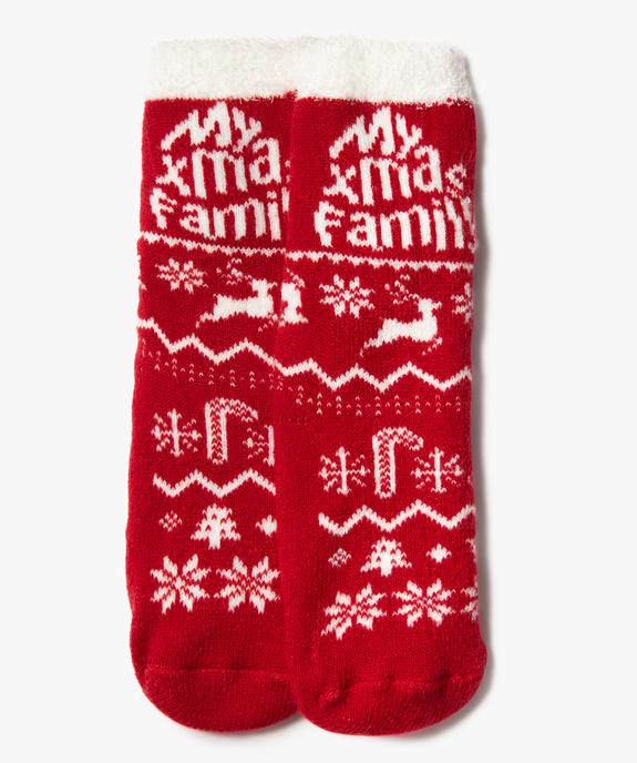 Chaussettes de Noël antidérapantes homme vue1 - GEMO(HOMWR HOM) - GEMO
