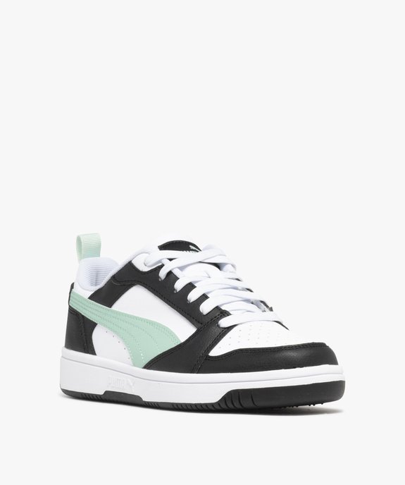 Baskets basses tricolores à lacets femme - Puma vue2 - PUMA - GEMO