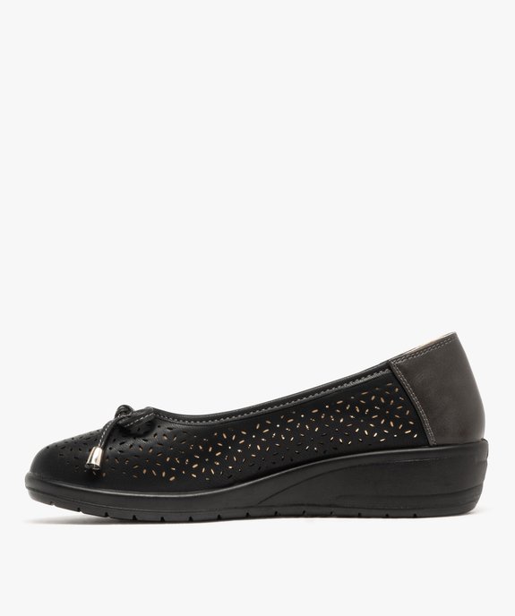 Ballerines confort avec talon compensé femme vue3 - G'FLEX - GEMO