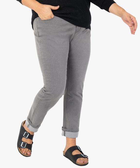 Jean femme grande taille extensible coupe Slim vue1 - GEMO (G TAILLE) - GEMO