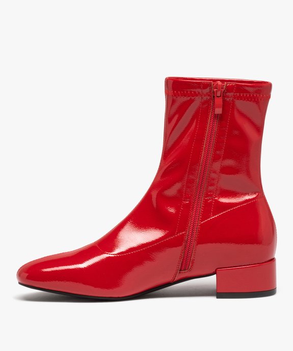 Boots chaussettes à tige souple femme vue3 - GEMO (CASUAL) - GEMO