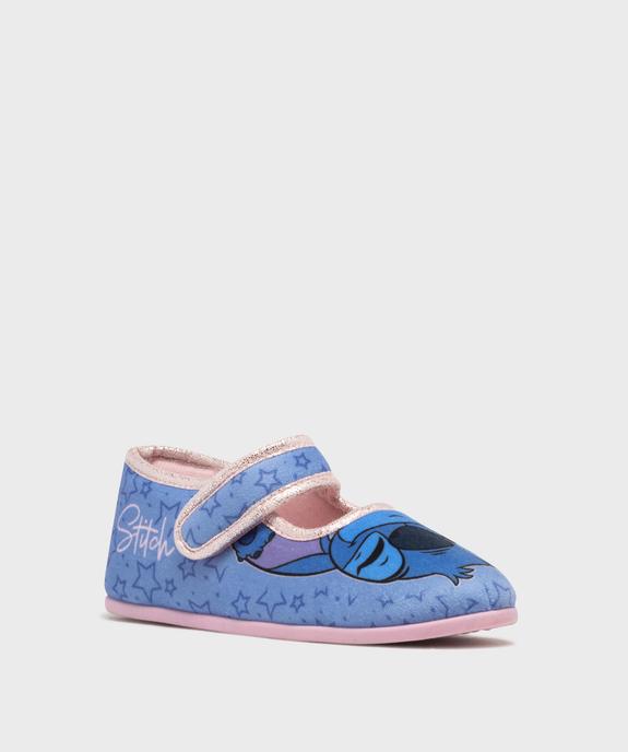 Chaussons babies en velours imprimé fille - Stitch vue2 - LILO & STITCH - GEMO