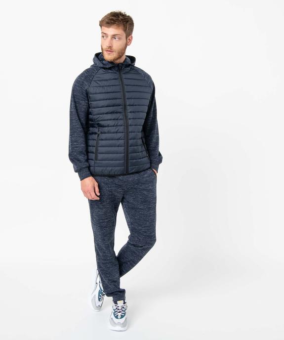 Pantalon homme en maille coupe ajusté vue5 - GEMO (HOMME) - GEMO