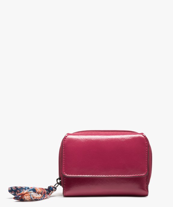 Portefeuille femme compact à tirette fantaisie vue1 - GEMO (ACCESS) - GEMO