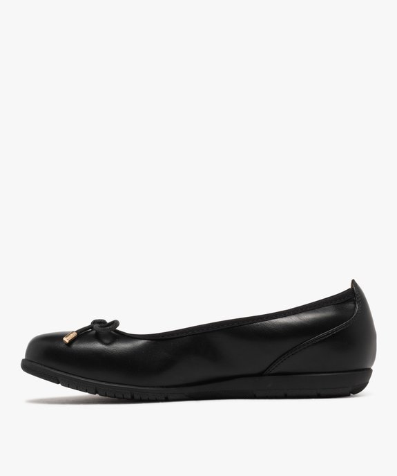 Ballerines confort avec noeud en corde femme vue3 - G'FLEX - GEMO
