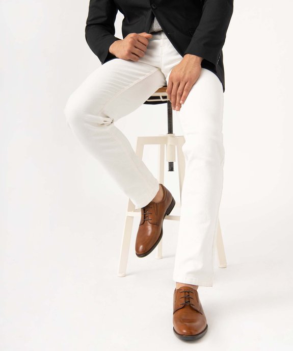 Derbies homme classiques en cuir uni – Pierre Cardin vue1 - PIERRE CARDIN DIFFUSION - GEMO