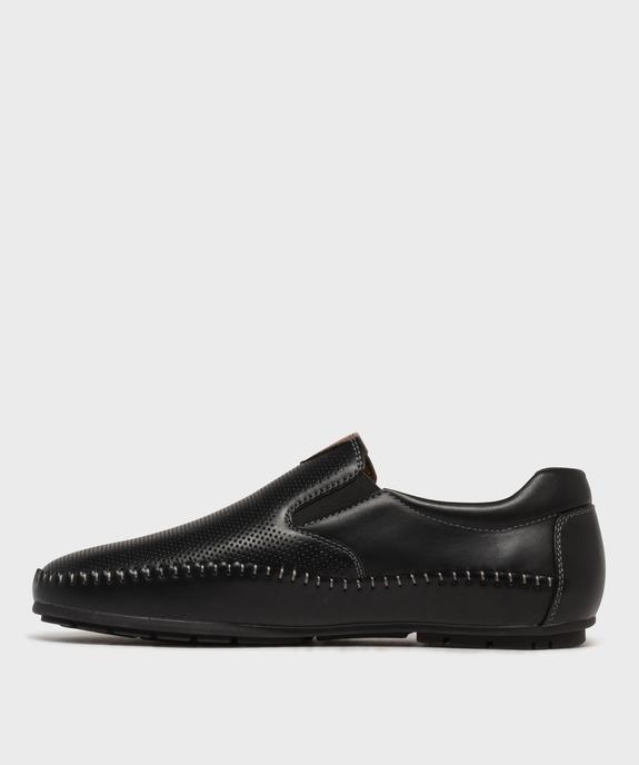 Mocassins slip-on avec semelle intérieure cuir homme - Urban Steps vue4 - URBAN STEPS - GEMO