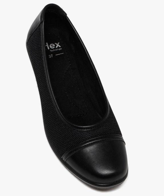 Ballerines confort à talon compensé femme vue5 - G'FLEX GEMO FOR GOOD - GEMO