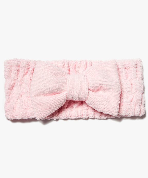 Bandeau de maquillage femme en éponge avec noeud  vue1 - GEMO (ACCESS) - GEMO