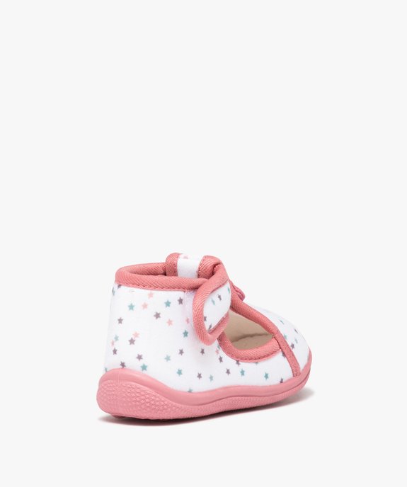Chaussons bébé fille avec motifs étoiles et noeud sur le dessus vue4 - GEMO (ENFANT) - GEMO