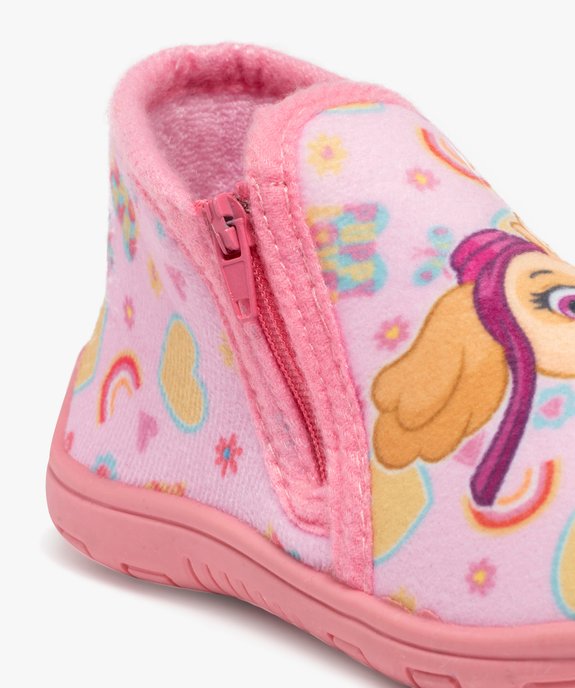 Chaussons bottillons à motifs bébé fille - La Pat'Patrouille vue6 - PAT PATROUILLE - GEMO