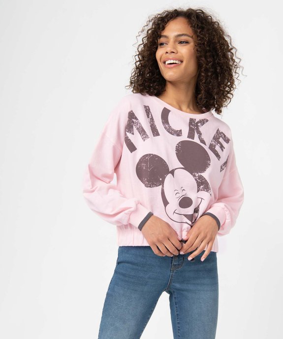 Sweat femme avec motif Mickey XXL - Disney vue1 - DISNEY - GEMO