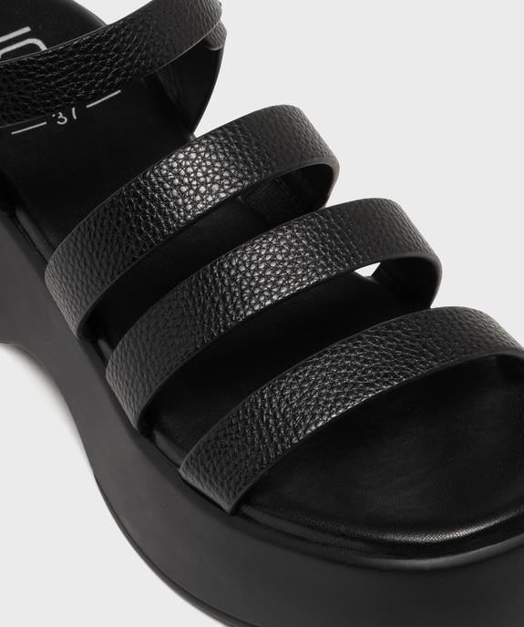 Sandales multibrides à semelle plateforme femme vue6 - 5 MILES - GEMO