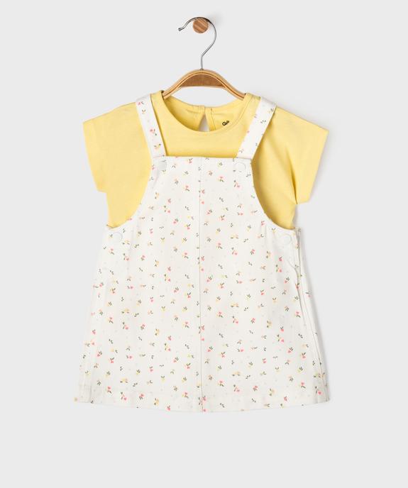 Ensemble 2 pièces robe + tee-shirt bébé fille vue6 - GEMO(BEBE DEBT) - GEMO
