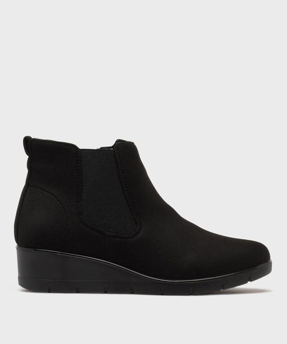 Boots confort à talon compensé femme vue1 - G'FLEX - GEMO