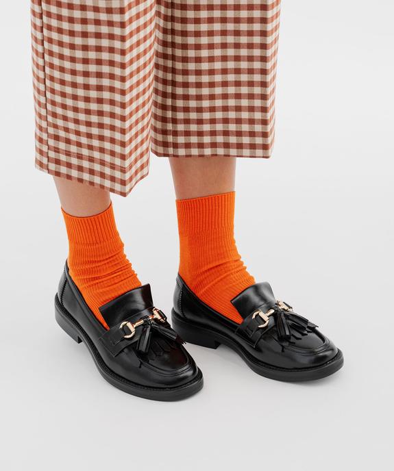 Mocassins avec bride métallique et patte mexicaine femme - Follow Me vue1 - FOLLOW ME - GEMO