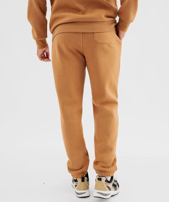 Pantalon de jogging intérieur molletonné homme vue3 - GEMO 4G HOMME - GEMO