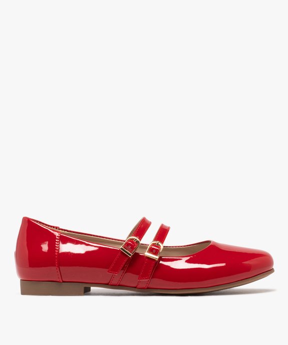 Ballerines vernies avec brides sur le dessus femme vue1 - FOLLOW ME - GEMO