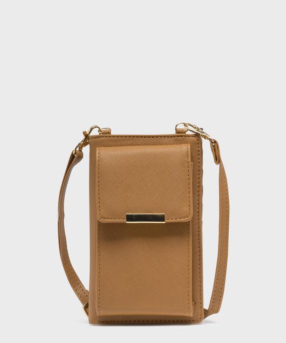 Pochette smartphone et portefeuille 2-en-1 femme vue1 - GEMO (ACCESS) - GEMO