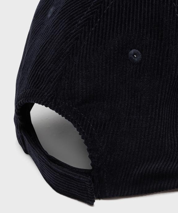 Casquette en coton côtelé fille avec motifs brodés vue2 - GEMO (ACCESS) - GEMO