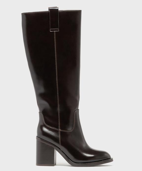 Bottes cavalières à talon haut femme vue1 - FOLLOW ME - GEMO