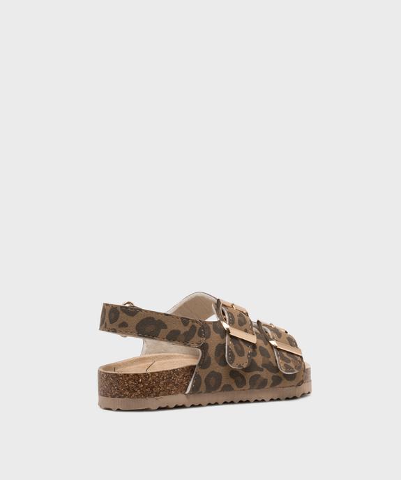 Sandales 2 brides à motif léopard fille - Lovely Wings vue4 - LOVELY WINGS - GEMO