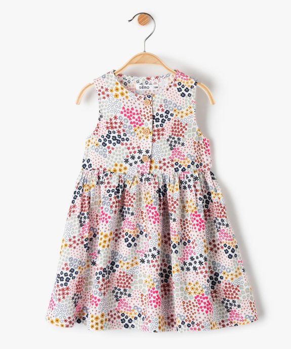 Robe bébé fille imprimée sans manches vue1 - GEMO(BEBE DEBT) - GEMO
