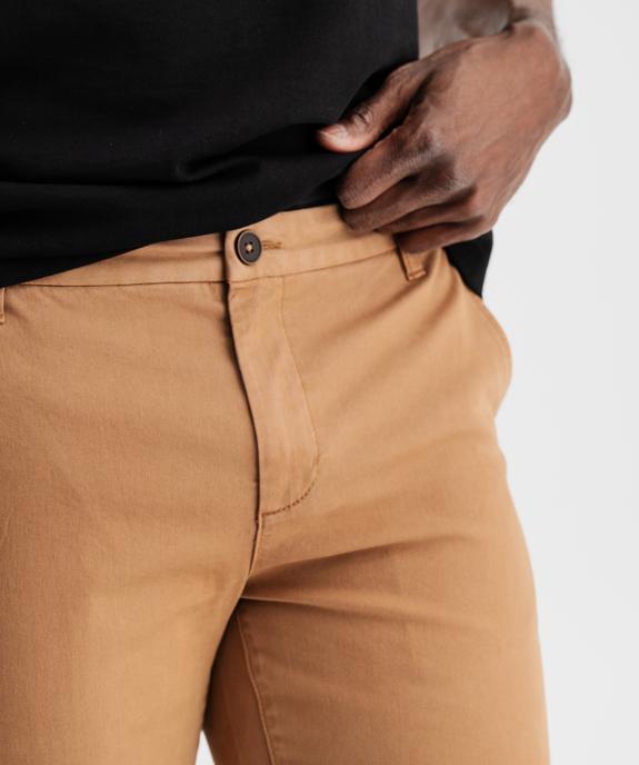 Pantalon chino coupe Slim homme vue2 - GEMO 4G HOMME - GEMO