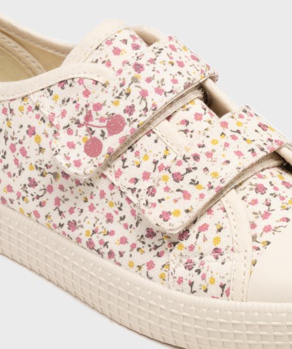 Baskets fille en toile à paillettes avec double scratch vue6 - LOVELY WINGS GEMO FOR GOOD - GEMO