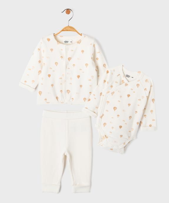 Ensemble évolutif 3 pièces bébé  vue1 - GEMO(BB COUCHE) - GEMO